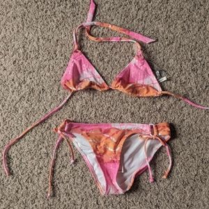 NWT Aeropostale pink/orange bikini - XS/S